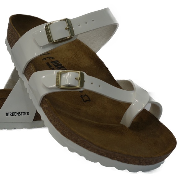 birkenstock mayari patent white